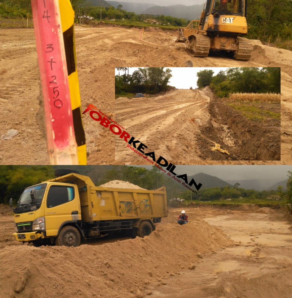  PROYEK JALAN  BALIGE BY PASS TAHAP II SENILAI Rp. 39.9 M , SUPLAY MATERIAL ILEGAL