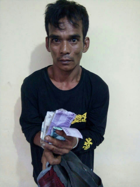 Dalam Hitungan Jam  Pelaku Pembobol Toko  Alfamidi Diciduk Polsek  Belawan