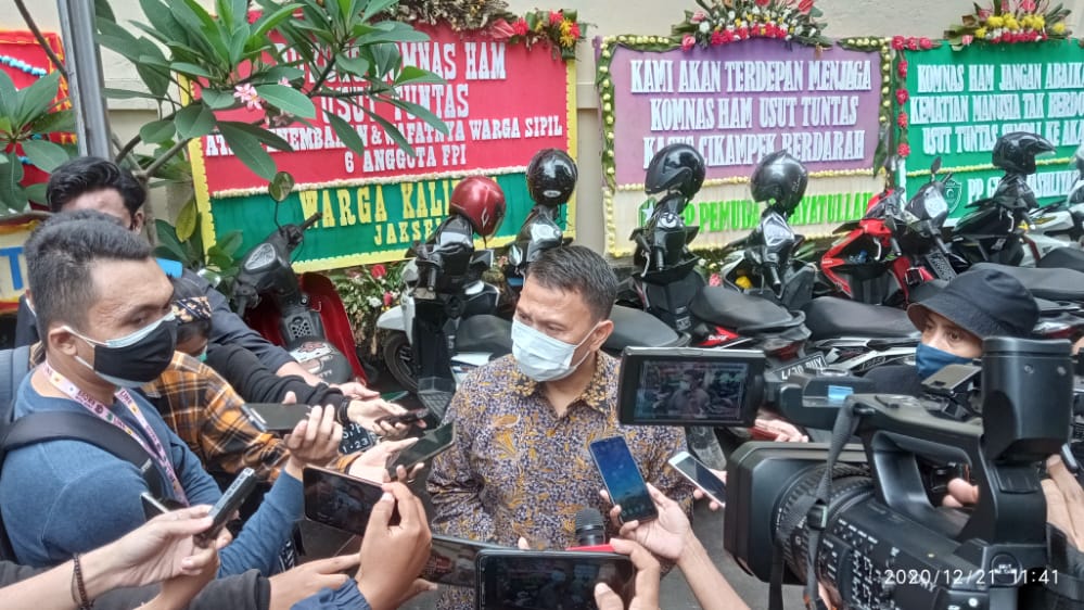 Mardani Ali Sera Dampingi 6 keluarga Korban Tragedi Kemanusiaan KM50 Ngadu ke Komnas HAM 