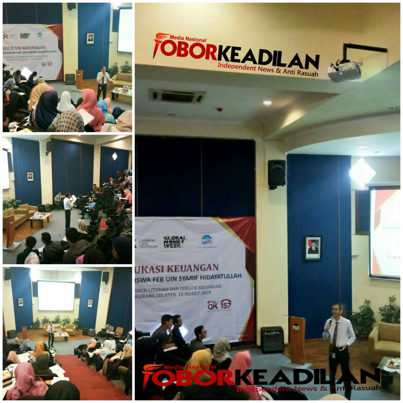 OJK GELAR EDUKASI KEUANGAN BAGI MAHASISWA UNIVERSITAS ISLAM SYARIF HIDAYATULLAH JAKARTA 