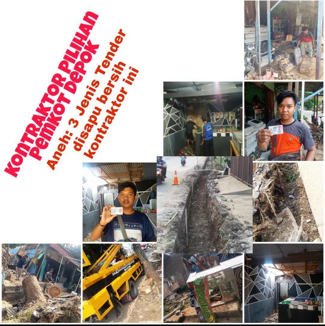 Pemkot Depok Ditengarai Bersekongkol di 3 Jenis Proyek Kalibaru Cilodong, Digarap 1 Kontraktor