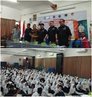 PWI Pokja Jaksel Gelar Penyuluhan 'Jauhi Narkoba, Perluas Wawasan Kebangsaan di SMPN 267 Jakarta 