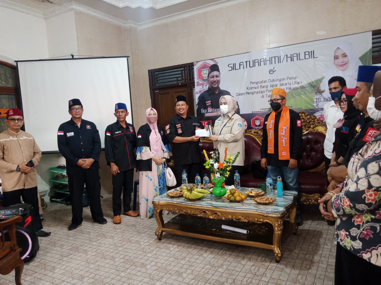 Iko Setiawan Komandan Wilayah Bang Japar Jakarta Utara Gelar Acara Halal Bihalal 1443 H. Albanjar