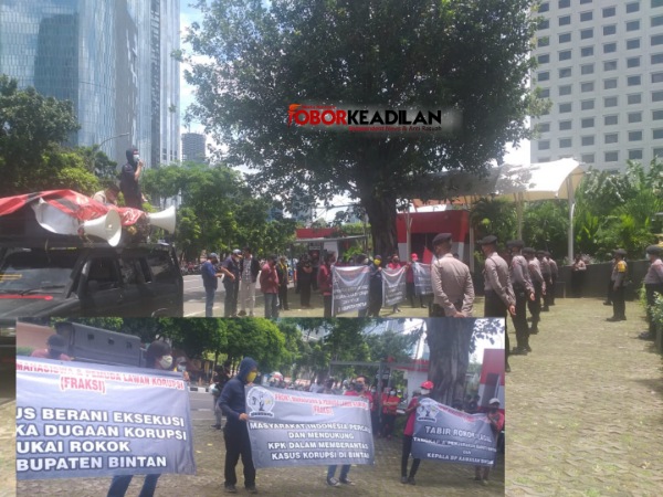 Tangkap Tersangka Korupsi Cukai Rokok di Bintan, Pekik Tim FRAKSI di KPK