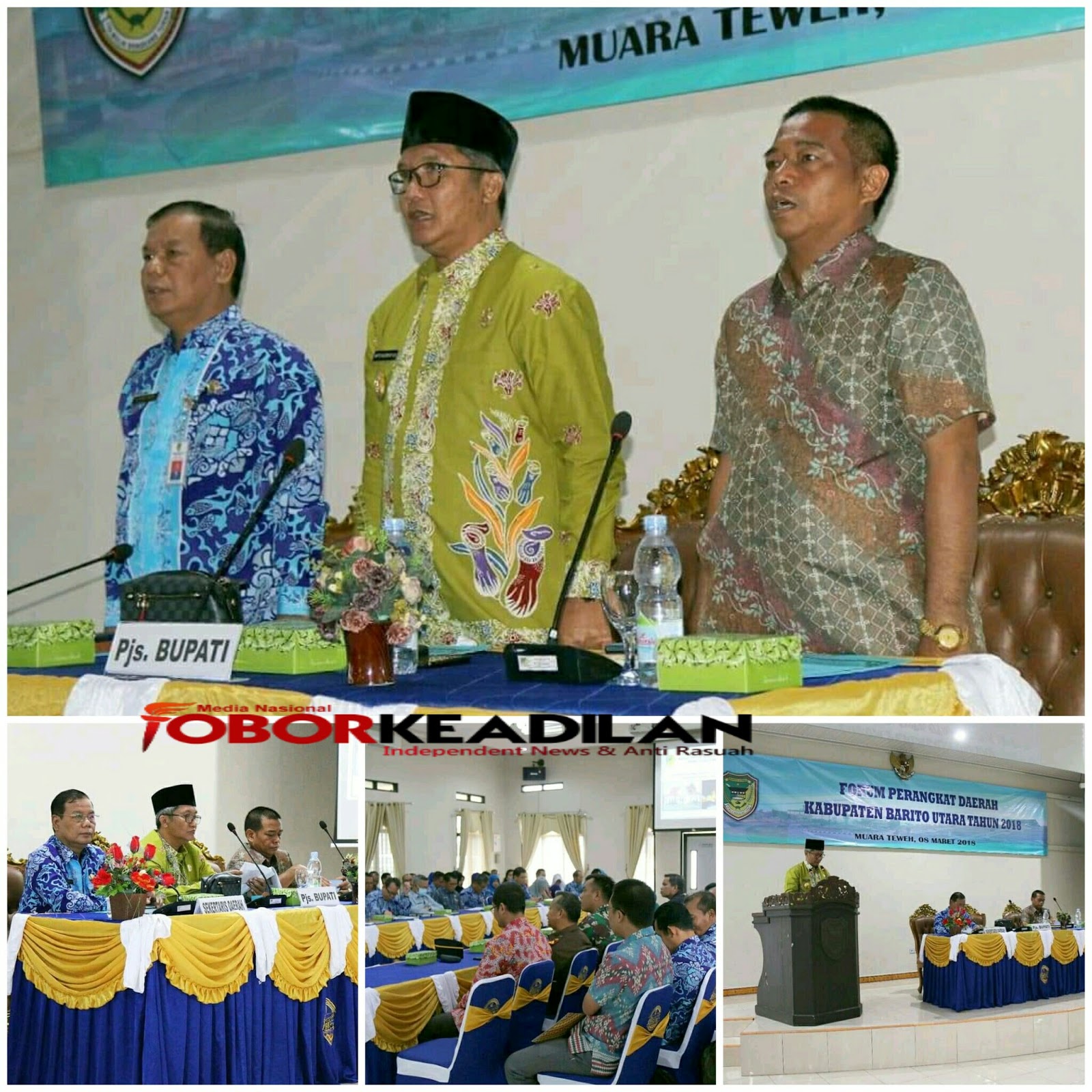 Pjs. BUPATI BARUT H. SAPTO NUGROHO PIMPIN PEMBUKAAN FPDK BARITO UTARA TAHUN 2018