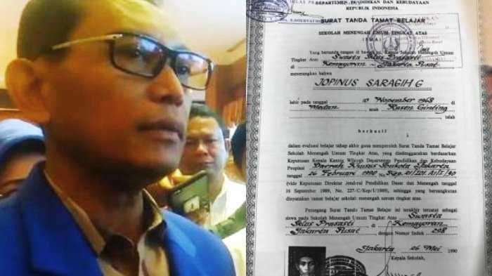Ijazah-2 JR Saragih Asli atau Palsu?  Data atau riwayat pendidikan JR Saragih, setelah SMA, terbilang cemerlang
