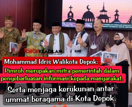Walikota Depok Mohammad Idris Targetkan 1500 Pimroh Dari Semua Agama 