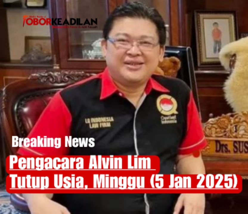 Breaking News: Pengacara Alvin Lim Meninggal Dunia Saat Jalani Cuci Darah 