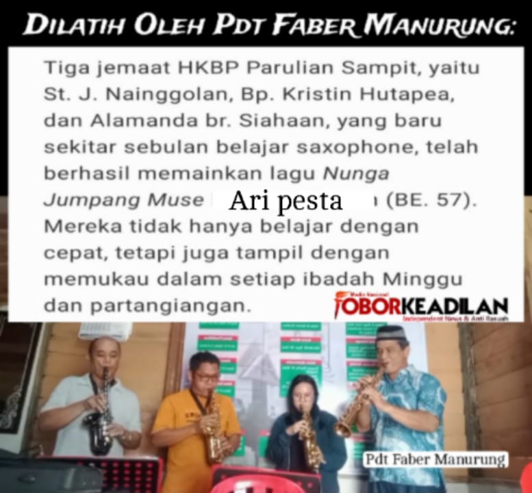 Pdt. Faber Manurung Dorong Pengembangan Marturia Musik, HKBP Aktif Perjuangkan Lingkungan Hidup 