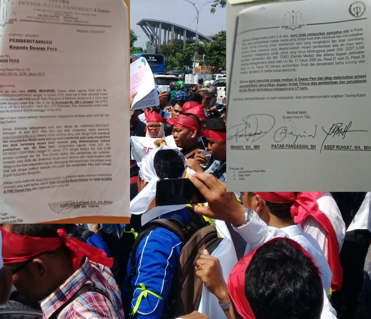 Kuasa Hukum Bupati Terancam 10 Th Penjara Terkait Gonjang-ganjing Pers di Bengkalis 