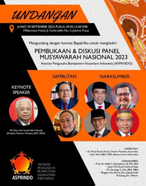 Mantan Perdana Menteri Malaysia Hadiri MUNAS ASPRINDO yang Ke 2 