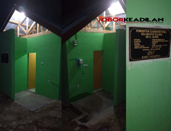 Pembangunan MCK Asal Jadi, Inspektorat Dan Kejari Diminta Segera Periksa Kades Matio Balige