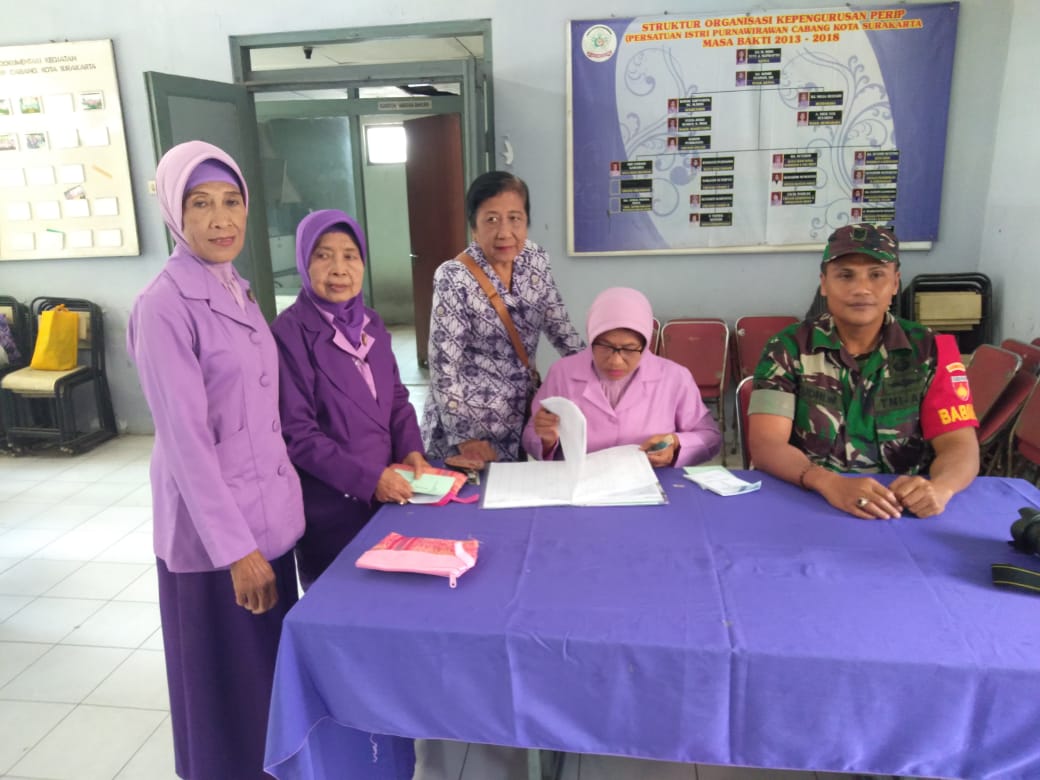 Partisipasi Babinsa Kratonan Koramil 03/Serengan dalam Menghadiri Acara Ulang Tahun Perip Ke-55 Tahun