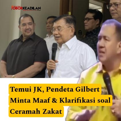 Pendeta Gilbert Minta Maaf & Klarifikasi Soal Ceramah Zakat Seusai Bertemu JK
