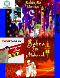 MEDIA NASIONAL OBOR KEADILAN MENGUCAPKAN SELAMAT HARI RAYA IDUL ADHA 1438 H. MOHON MAAF LAHIR DAN BATHIN