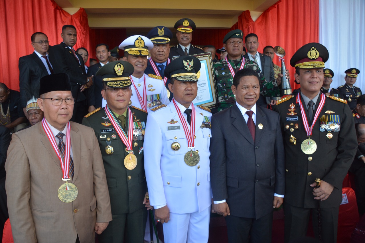 Kodam XVII/Cenderawasih  Memperingati HUT RI Ke 73 Di Wilayah Papua Berlangsung Aman, Meriah Dan Lancar