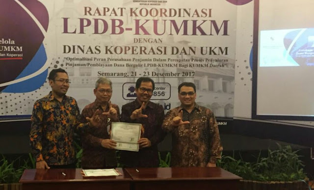 Perum Jamkrindo dan LPDB-KUMKM  Berikan Penjaminan (Kafalah) atas Fasilitas Pembiayaan skema Konvensional dan Syariah  