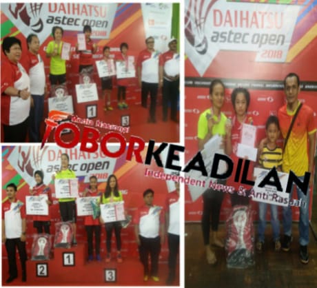 PB. Arjuna Sport Riau (Duri) Mengikuti Kejuaraan Bulutangkis Nasional Daihatsu Astec Sumatera Barat Open 2018. 
