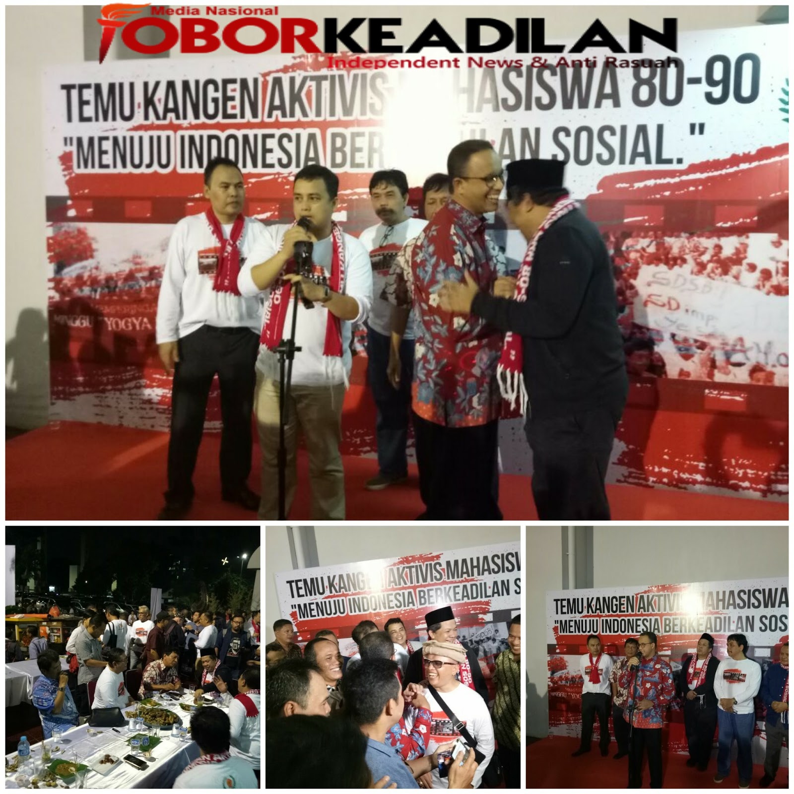 TEMU KANGEN AKTIFIS MAHASISWA TAHUN 80-90 MENUJU INDONESIA BERKEADILAN SOSIAL.