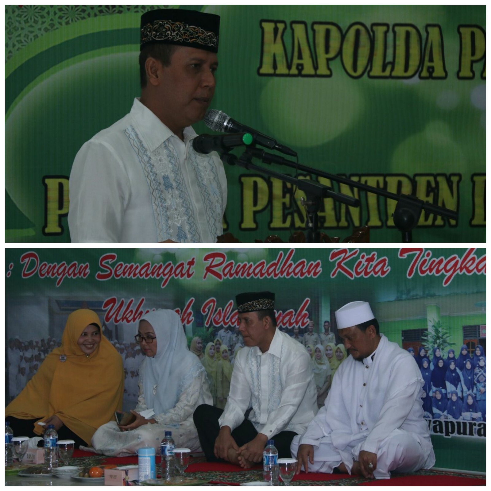 KAPOLDA PAPUA BUKA PUASA BERSAMA DI PONDOK PESANTREN DARUD DAKWAH ENTROP