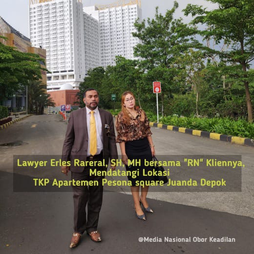 Nestapa Pembelian Apartemen Pesona Square Depok Rp 500 Juta Gelap, "RN" Libatkan Lawyer Papan Atas Untuk Melawan 