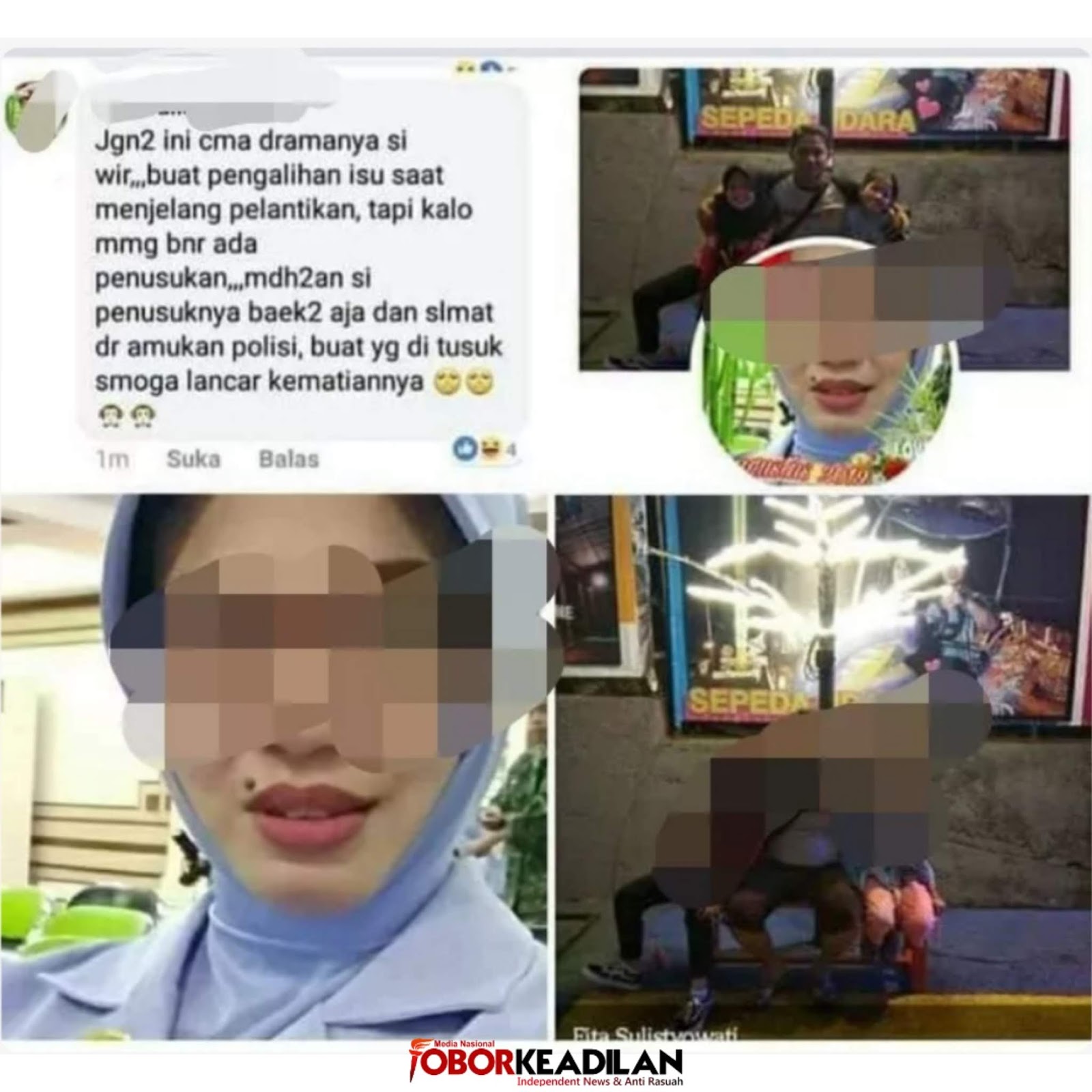 Isteri Posting Fitnah di Medsos, Anggota Pomau Lanud Muljono Surabaya Dicopot
