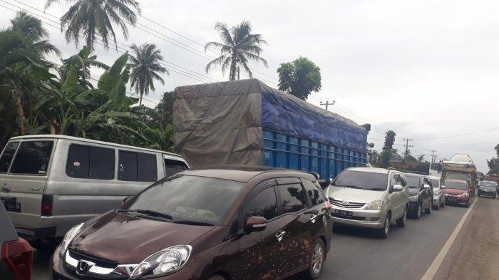 Jalinsum Gunung Sugih Baru Pesawaran Macet Parah 