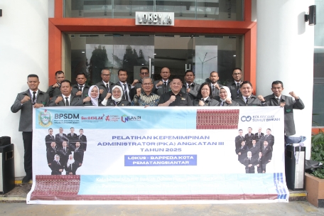BPSDM Sumut: Peserta PKA dan PKP Lakukan Studi Lapangan Problem Solving di Bappeda dan DPMPTSP Siantar