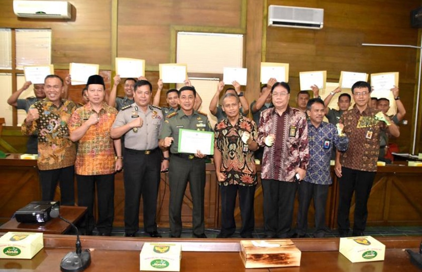 Korem 044/Gapo Canangkan Zona Integritas Menuju WBK dan WBBM