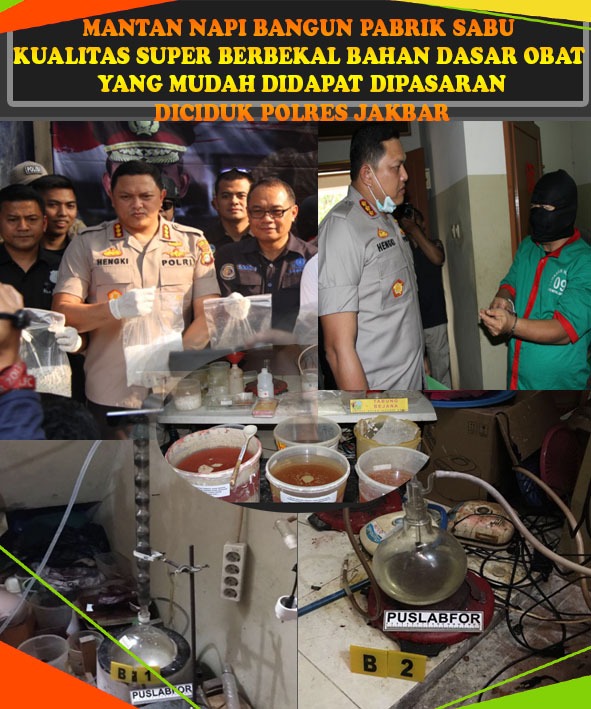 Geger, Pertama di Indonesia Pabrik Lokal Ini Mampu Produksi Sabu Kualitas Super Terbaik Dunia 
