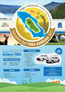 TURNAMEN GOLF TOBA GANESHA 2017 , PERKUMPULAN GAJA TOBA  SEMESTA (PGTS) di SENTUL BOGOR