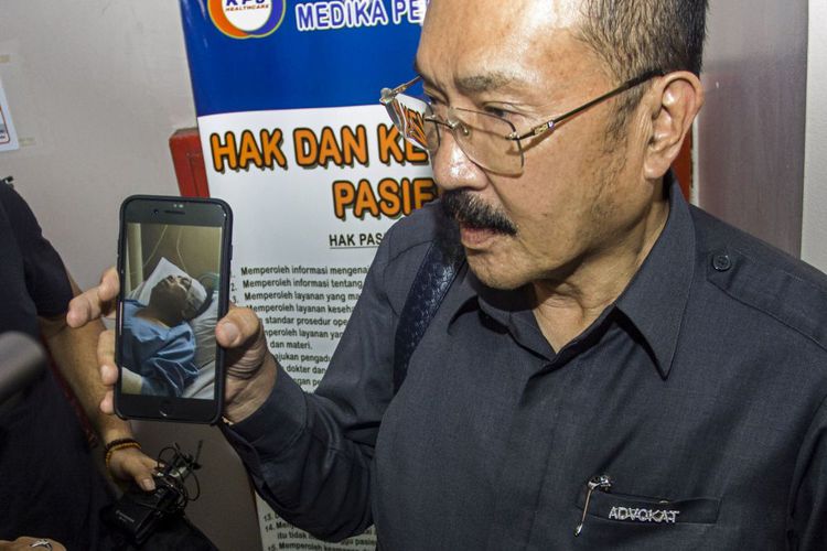 Pengacaranya Bilang : Pelipis Novanto Benjol Segede Bakpao