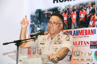 Kapoldasu Menjadi Pembicara di Acara Diskusi Bersama Group WA Turn Back Hoax