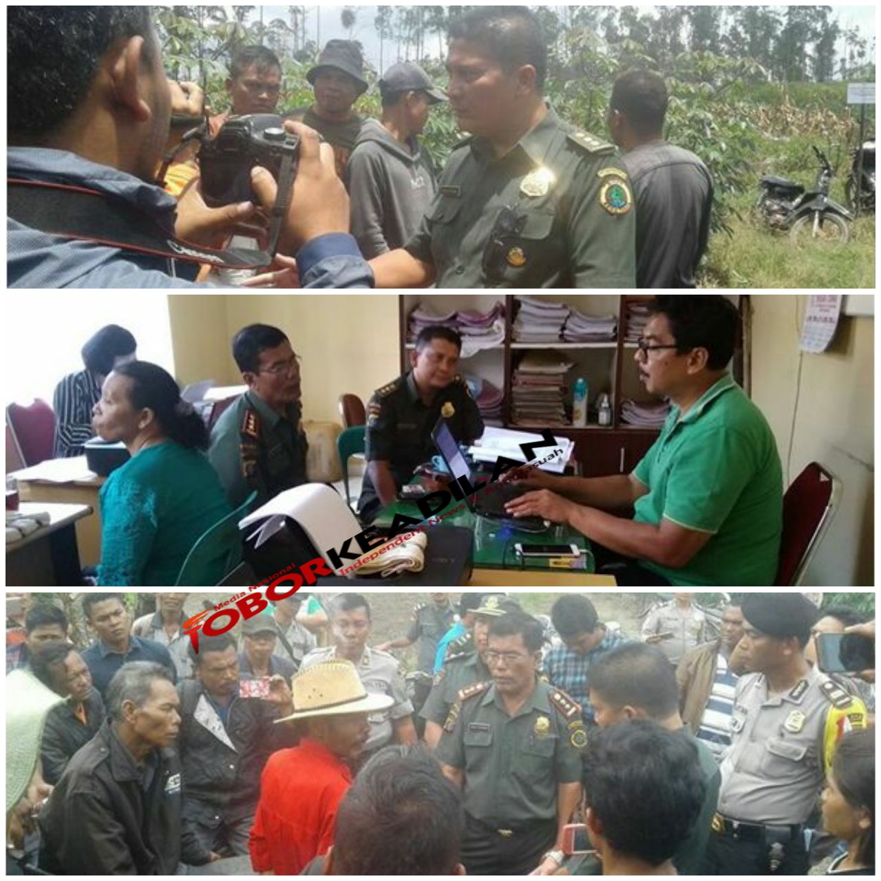 OKNUM DPRD KABUPATEN TOBASA MENGUASAI DAN ALIH FUNGSI HUTAN LINDUNG 