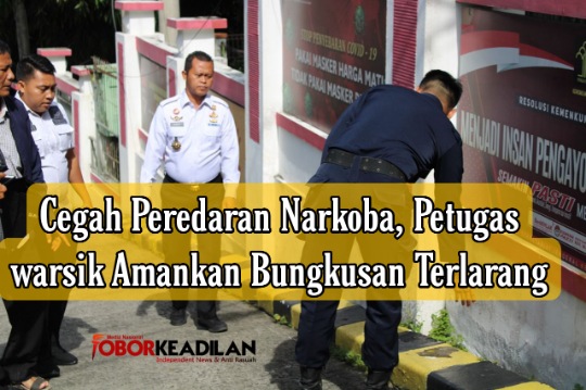 Karutan Depok: Cegah Peredaran Narkoba, Petugas warsik Amankan Bungkusan Terlarang 