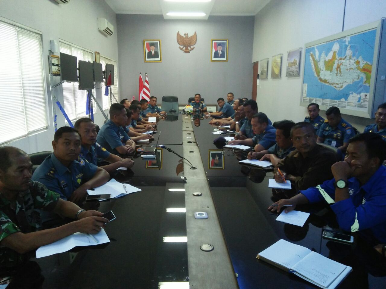 Wadan Satlinlamil Surabaya Letkol Laut (P) M. Nizarudin, S E., M.H Paparkan LATOPSRATMIN 2018