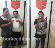 Dua Pengedar  Narkoba Diringkus Polsek Hamparan Perak Saat Sedang Transaksi
