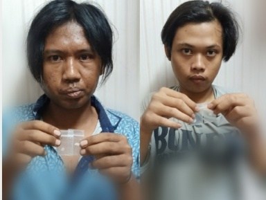 Kerap Konsumsi Sabu, Dua Pria Diamankan Polsek Gayungan