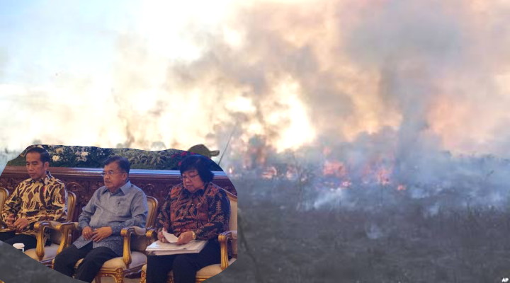 PRESIDEN JOKOWI : SAYA AKAN COPOT PARA MEMIMPIN JIKA COBA MAIN MAIN DALAM PENANGANAN KASUS KEBAKARAN HUTAN 