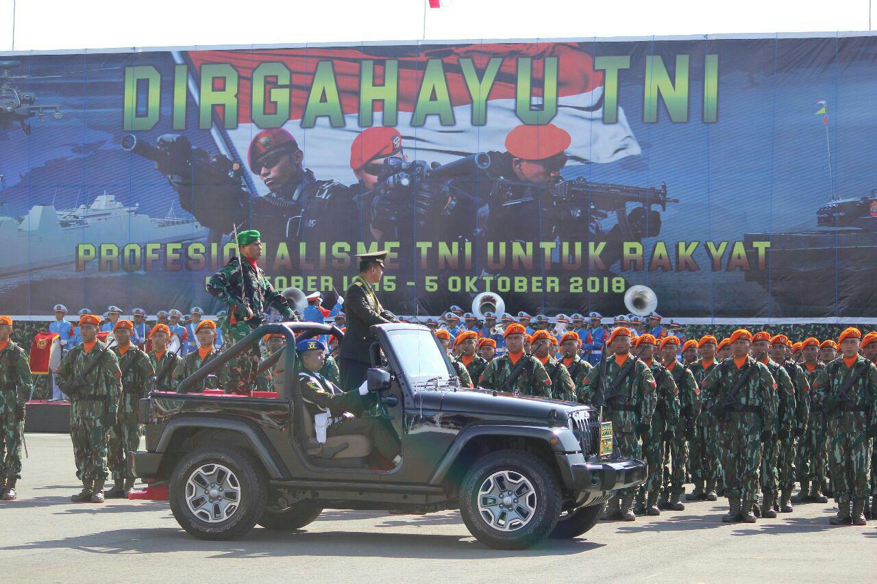 Kasad Pimpin HUT TNI Ke 73 Di Merauke