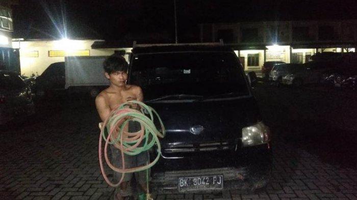Pencuri 4 Ton Besi di PLTU Pangkalan Susu Berhasil diamankan, 3 Orang Lainnya Masih Buron