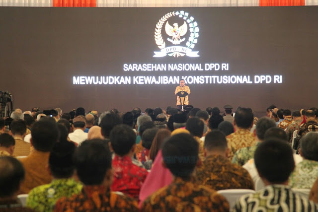 Minta Dukungan Mewujudkan Kewajiban Konsitusional, DPD RI Gelar Sarasehan Nasional