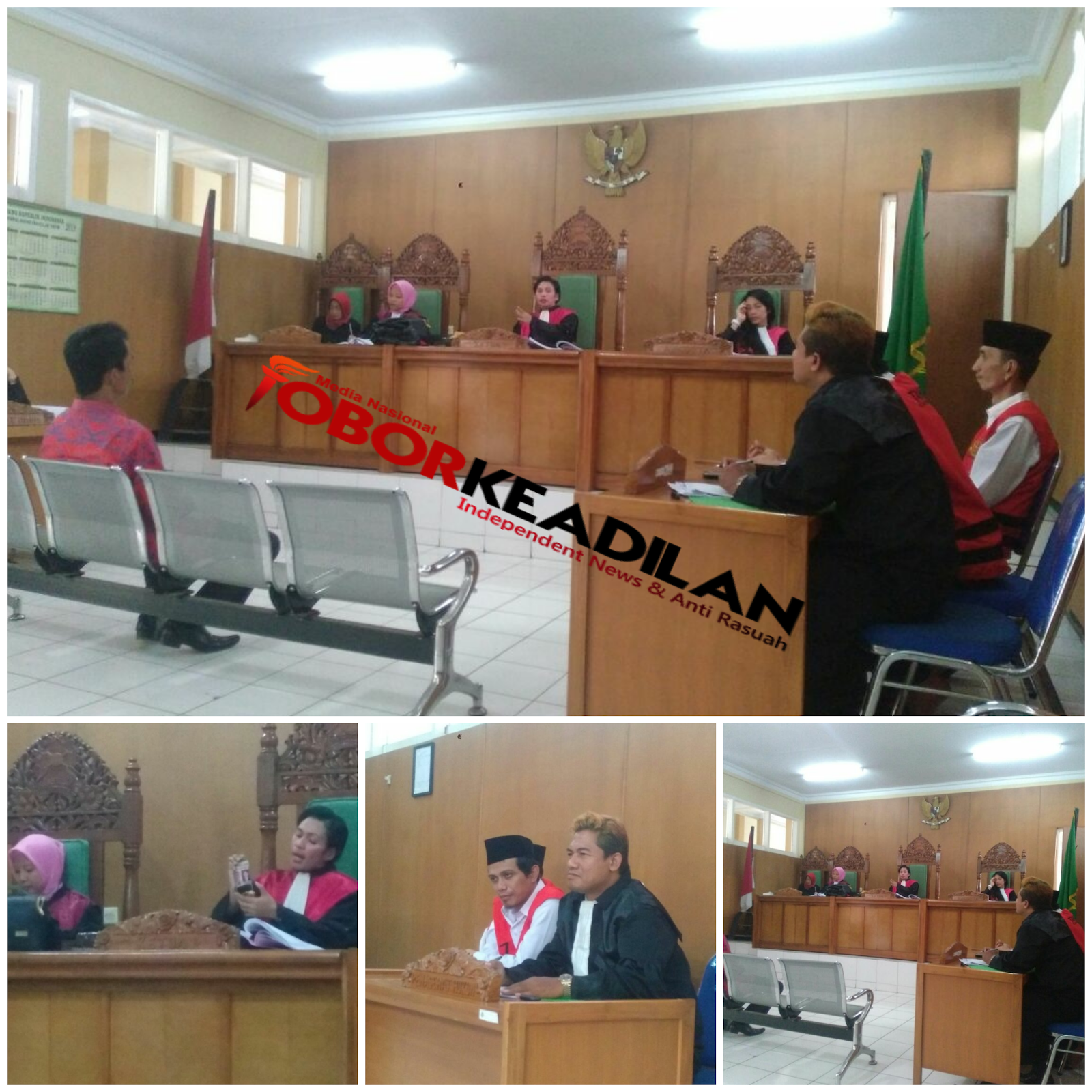 Kades Wawan ( Kepala Desa Margalaksana-garut ) Puyeng Ketika Hakim Mempertanyakan Alasan Ketakutannya 