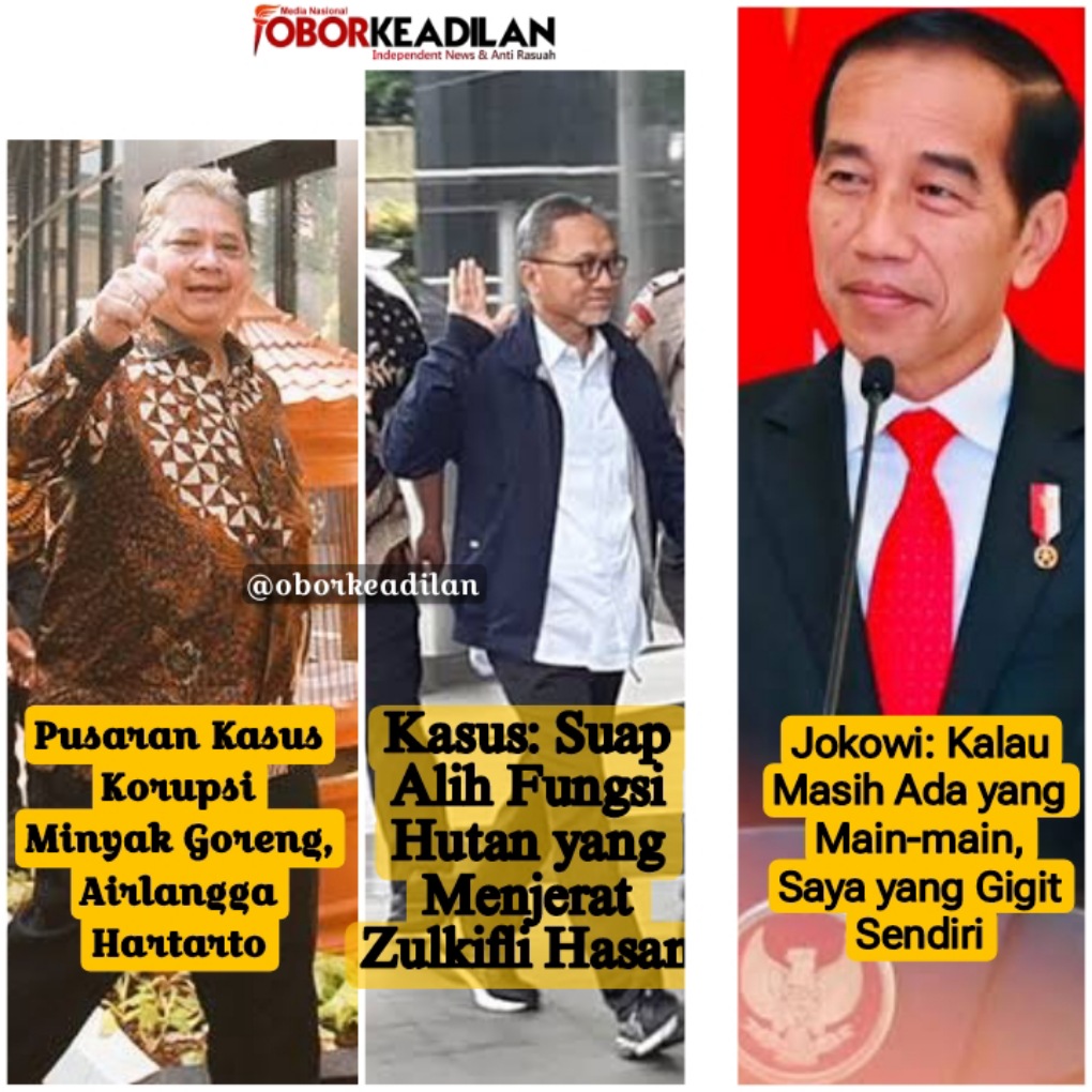 Andar GACD, Minta Jokowi Atensi Kejagung &  KPK, Tuntaskan Kasus Korupsi Airlangga Hartato, Zulkifly Hasan