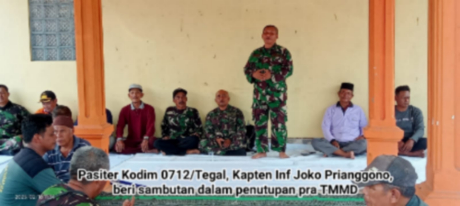Penutupan Pra TMMD Reguler 2025 di Desa Kesadikan, Dandim 0712/Tegal Hadirkan Dukungan Penuh