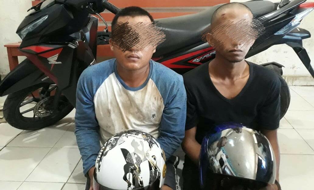 Tim Reskrim Polsek Mandau Ringksus 2 Pria Pelaku Jambret