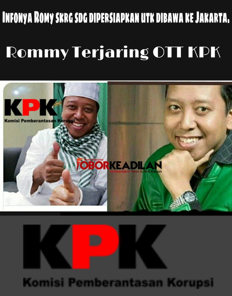 Breaking News : KPK OTT Romy di Jatim