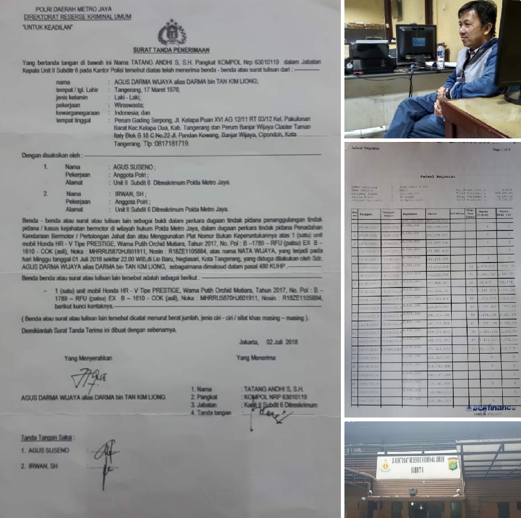 Seorang Wartawan Dituduh Penadah, Penyidik Polda Metro Jaya Set Job Profesi Sebagai Matel