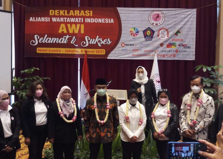 Deklarasi Aliansi Wartawati Indonesia (AWI) Diapresiasi Para Menteri, Polri dan Pejabat Tinggi Negara 