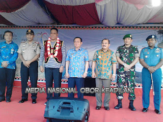 Kapolda Sumut Menyapa Masyarakat Nias di Acara Pameran Pembangunan Kabupaten Nias